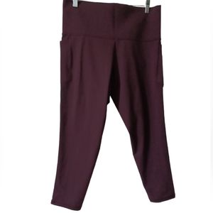 Athleta 7/8 length 1X leggings Purple Women's